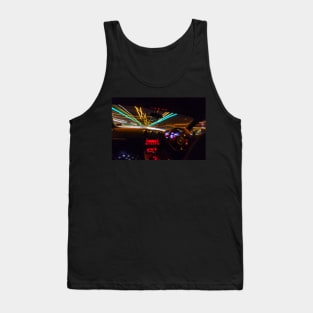 Speeding Car Flashing Lights Tank Top